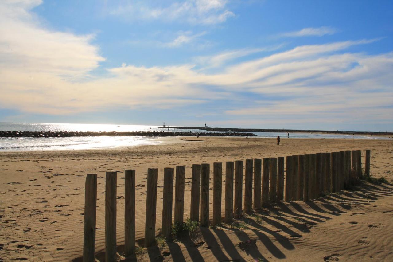 Superbe appt neuf, climatisé 2nd ligne, balcon, jardin, prestations haut de gamme 3 Carnon-Plage Exterior foto
